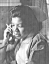 Amelia Prillerman on the night desk phone