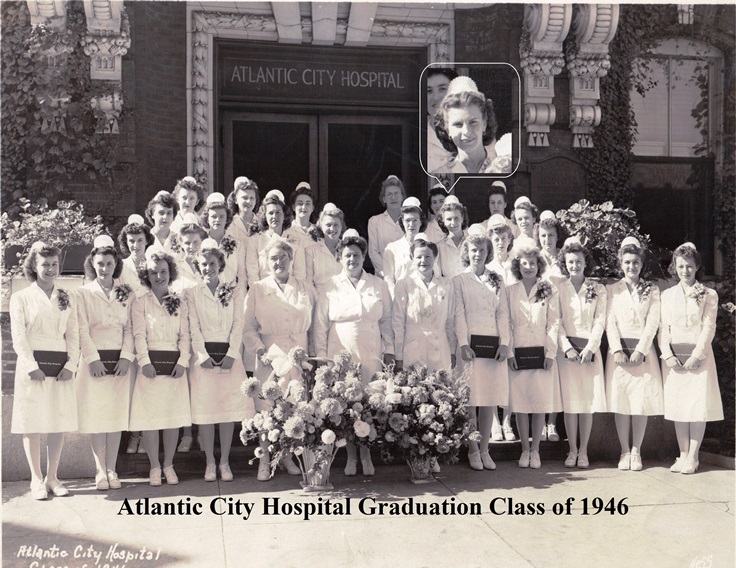 Hilda's Graduating Class picture 1946