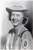 Portrait of Lois Armstrong Pritt in Cadet Nurse Corps uniform